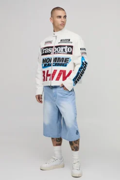 Jort Long Délavé À Broderies