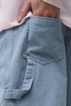 Jorts Carpenter en velours côtelé acid wash