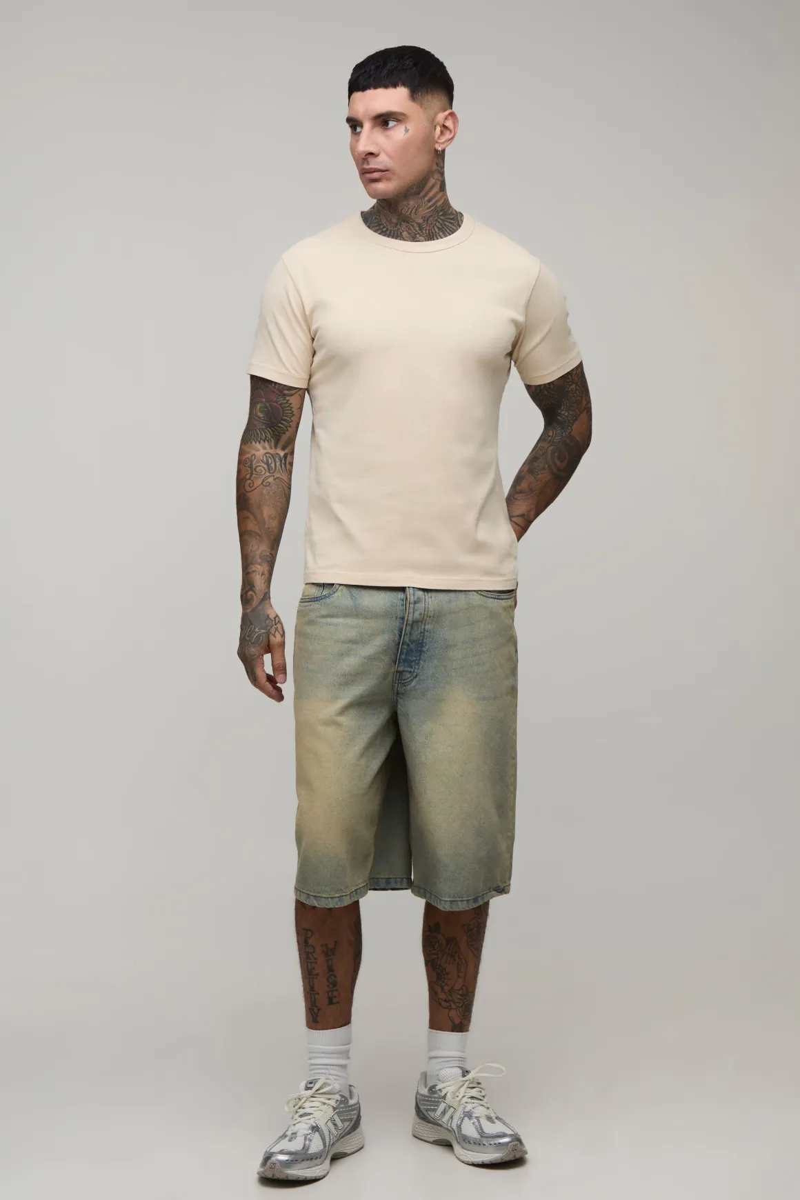 Jorts Coupe Décontractée Grande Taille