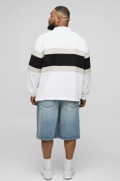 Jorts Délavés Déchirés Coupe Plus Décontractée à l'Effet Pinceau