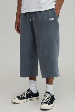boohooMAN Jort Sport Homme Longue Coupe<Homme Jorts|Denim