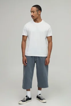 boohooMAN Jort Sport Homme Longue Coupe<Homme Jorts|Denim