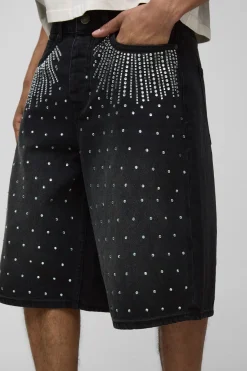 Jorts Regular ornés sur toute la surface