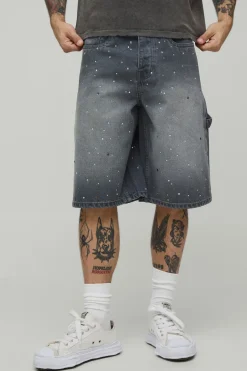 Jorts surteints à strass partout