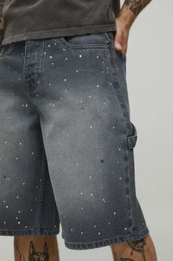 Jorts surteints à strass partout