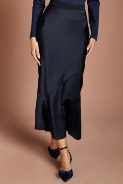 Coast Jupe Ajustée À Détails Satinés<Femme Jupes|Jupes