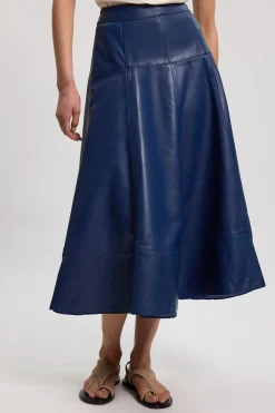 KarenMillen Jupe Ample En Cuir<Femme Jupes|Jupes