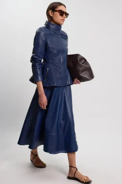 KarenMillen Jupe Ample En Cuir<Femme Jupes|Jupes