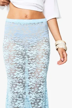 boohoo Jupe Colonne Maxi en Dentelle<Femme Jupes|Jupes