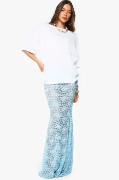 boohoo Jupe Colonne Maxi en Dentelle<Femme Jupes|Jupes