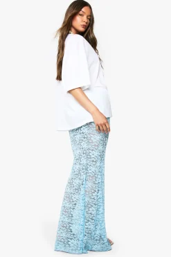 boohoo Jupe Colonne Maxi en Dentelle<Femme Jupes|Jupes