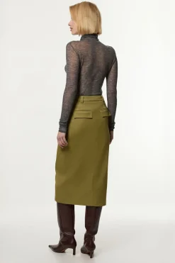 Jupe Crayon Tailleur Structurée Souple Pour Grandes Tailles