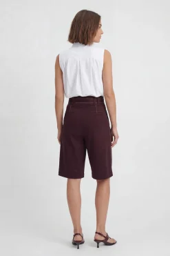 KarenMillen Jupe-culotte Bermuda Ajustée Avec Détails De Surpiqûres<Femme Pantalons