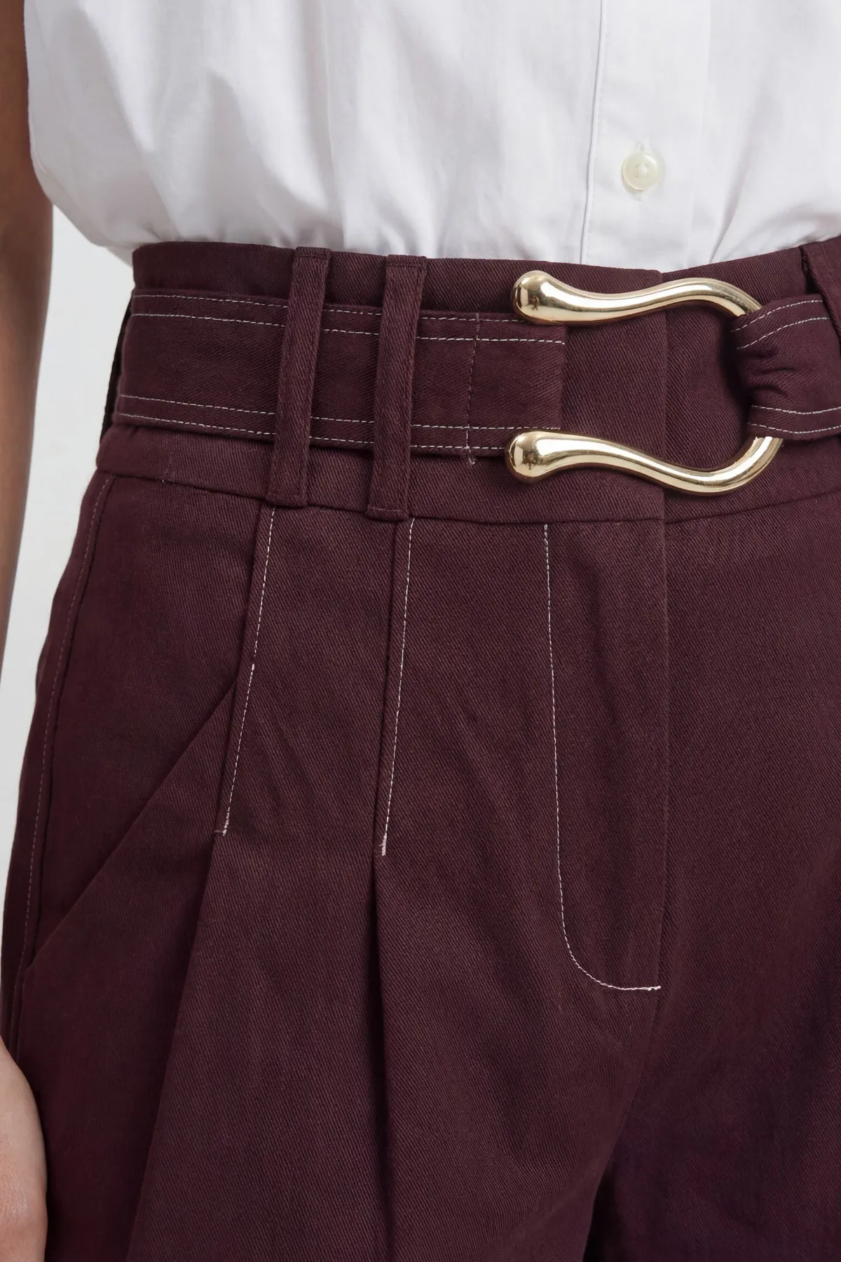 KarenMillen Jupe-culotte Bermuda Ajustée Avec Détails De Surpiqûres<Femme Pantalons