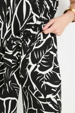 Jupe-culotte Large En Jersey Tropical