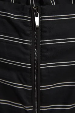 KarenMillen Jupe de Bal en Coton Tissé à Rayures Audacieuses<Femme Jupes|Jupes