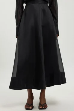 Jupe de Bal en Organdi Tissé