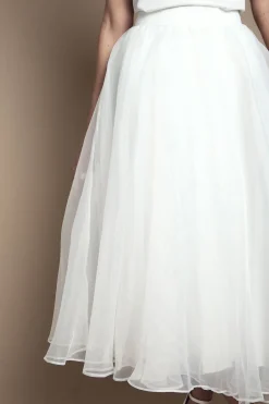Jupe de Mariée en Organza