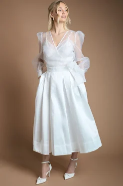 Coast Jupe de Mariée Évasée en Sergé<Femme Jupes|Jupes