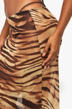 Jupe de plage maxi Tiger