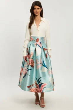 KarenMillen Jupe De Soirée En Sergé Tissé Petite Lilly<Femme Jupes|Jupes
