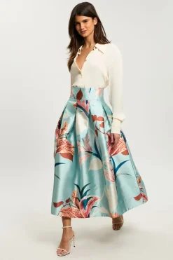 KarenMillen Jupe De Soirée En Sergé Tissé Petite Lilly<Femme Jupes|Jupes