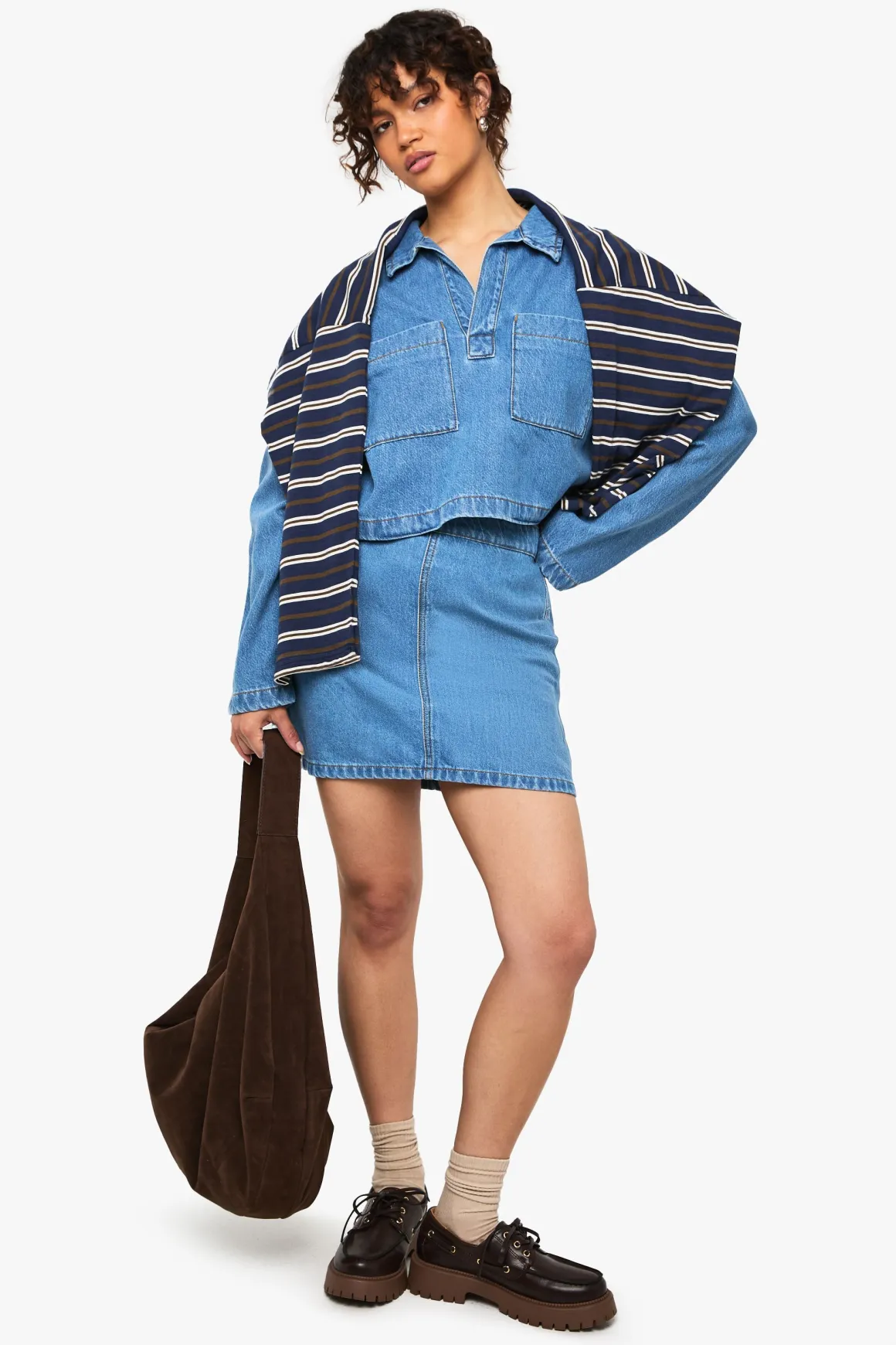 Jupe en jean A-Line