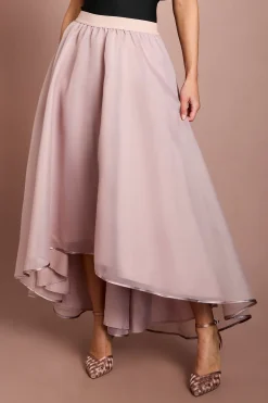 Jupe En Organza Asymétrique