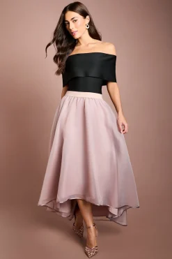 Jupe En Organza Asymétrique