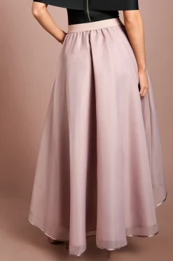 Jupe En Organza Asymétrique