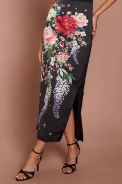 Coast Jupe En Satin Imprimé<Femme Jupes|Jupes