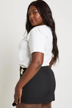 Jupe Grande Taille À Liseré Doré