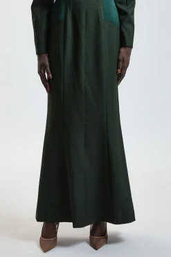 KarenMillen Jupe Longue Ajustée À Détails De Coutures<Femme Jupes|Jupes