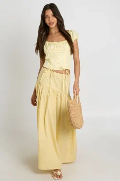 Jupe Longue Asymétrique À Taille Basse