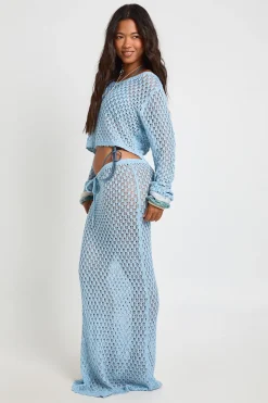 Jupe Longue De Plage En Crochet