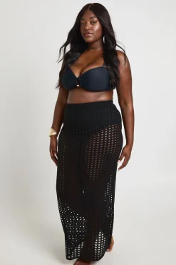 Jupe Longue En Crochet Grande Taille