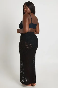 Jupe Longue En Crochet Grande Taille