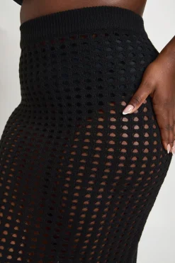 Jupe Longue En Crochet Grande Taille