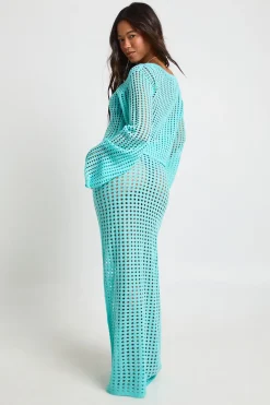 Jupe Longue En Maille Crochet