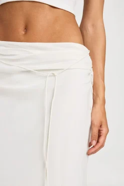 boohoo Jupe Longue En Mousseline Taille Basse Petite<Femme Jupes|Jupes