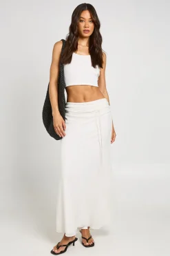 boohoo Jupe Longue En Mousseline Taille Basse Petite<Femme Jupes|Jupes
