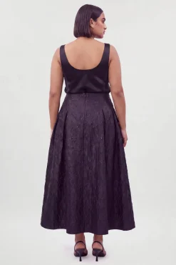 Jupe Longue Jacquard Grande Taille