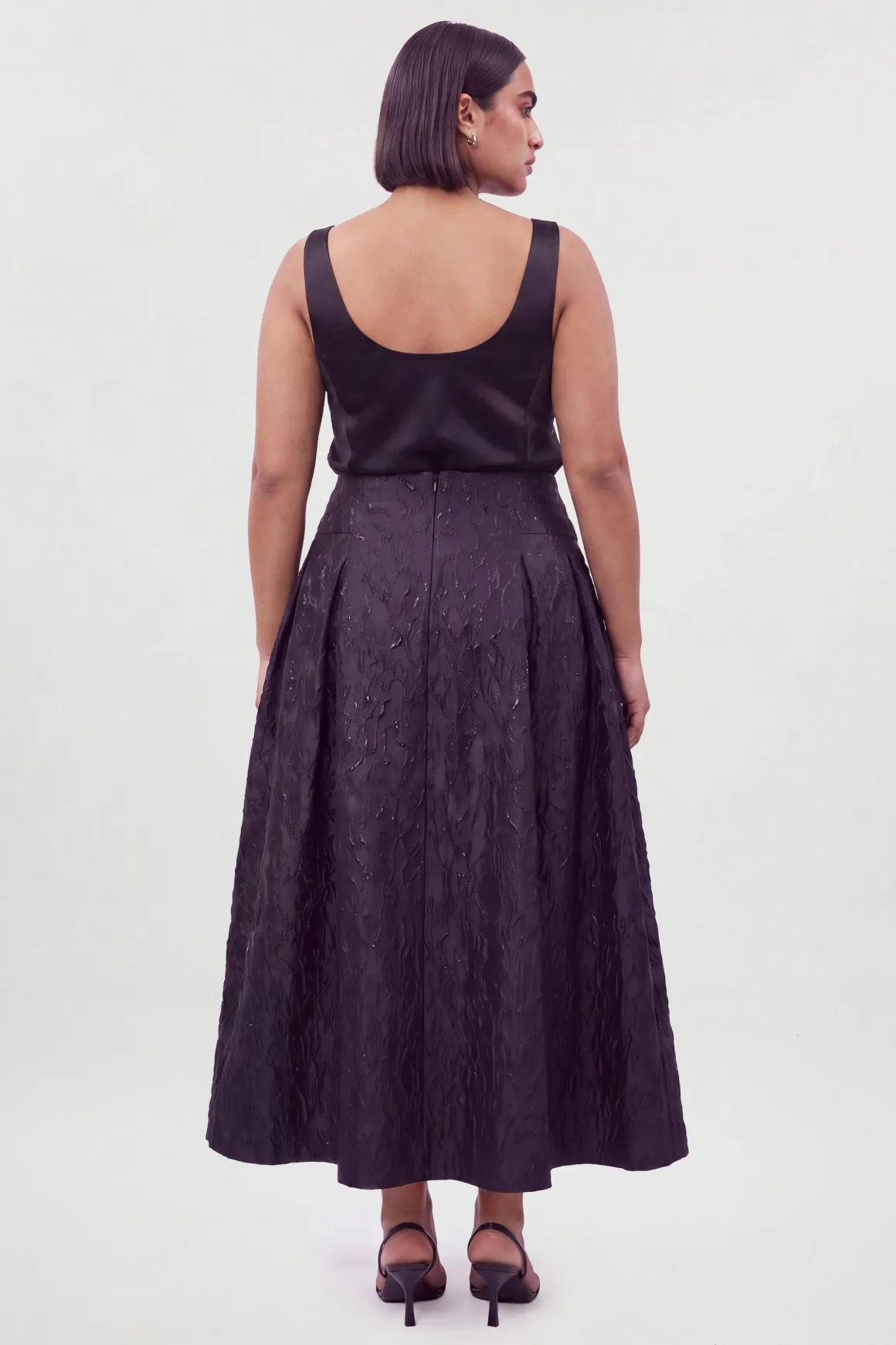 Jupe Longue Jacquard Grande Taille