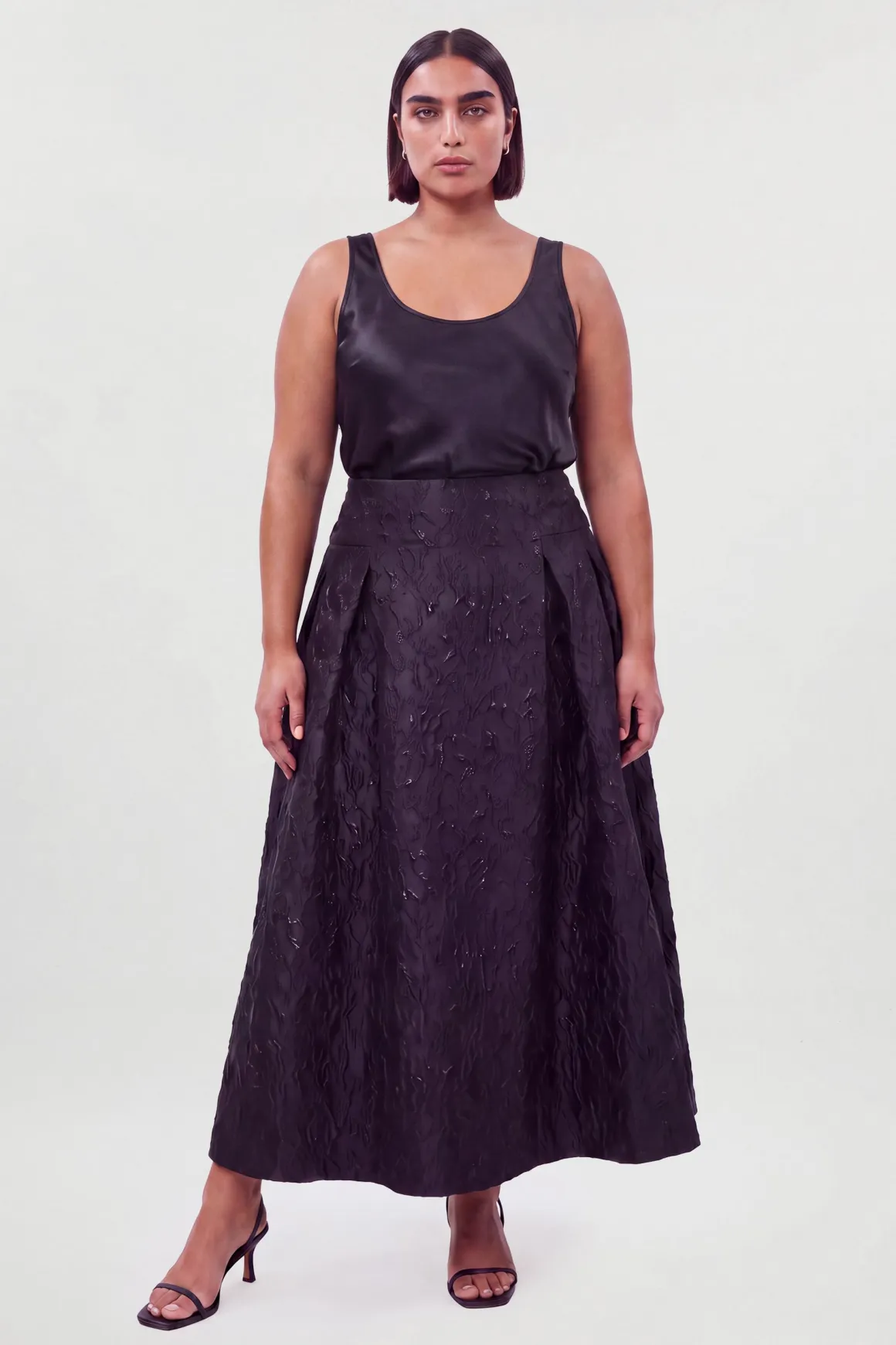Jupe Longue Jacquard Grande Taille