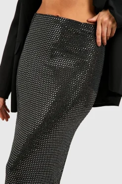 boohoo Jupe Longue à Paillettes<Femme Jupes|Jupes