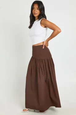 boohoo Jupe Longue Petite Taille Basse Asymétrique<Femme Jupes|Jupes