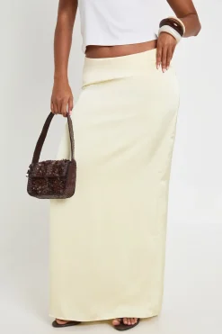 boohoo Jupe Longue Satinée À Queue De Poisson<Femme Satin Et Dentelle|Tops
