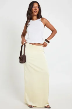 boohoo Jupe Longue Satinée À Queue De Poisson<Femme Satin Et Dentelle|Tops