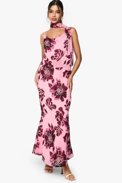 boohoo Jupe Longue Tissée À Imprimé Floral<Femme Jupes|Jupes