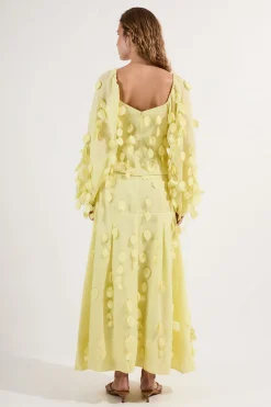 Jupe Maxi à appliqué tissé